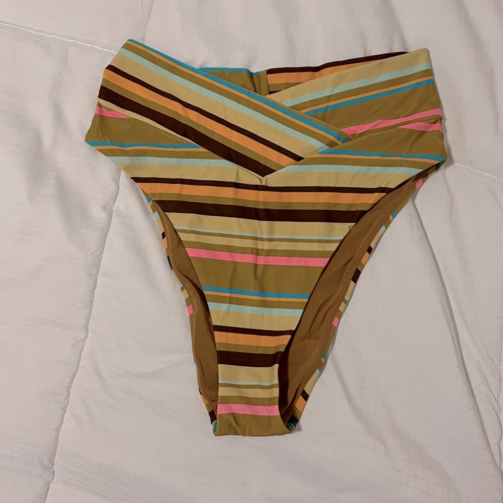 Aerie high waisted high cut cheeky bikini bottom